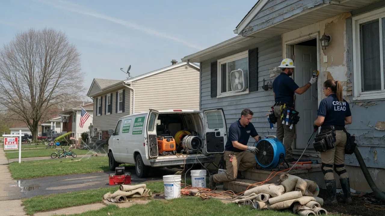 Flood Cleanup in Wharton, NJ near me
